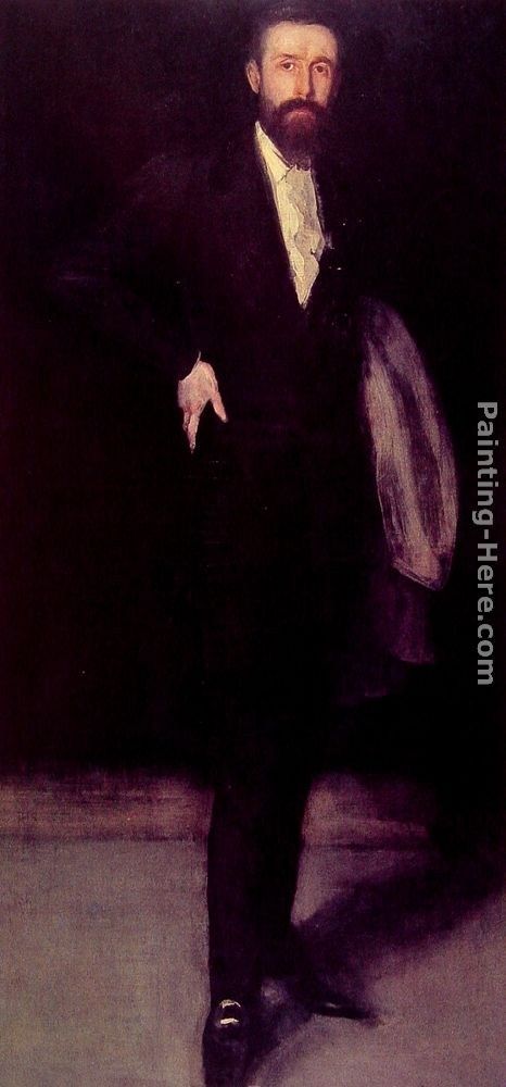 James Abbott McNeill Whistler Arrangement in Black Portrait of F.R. Leyland